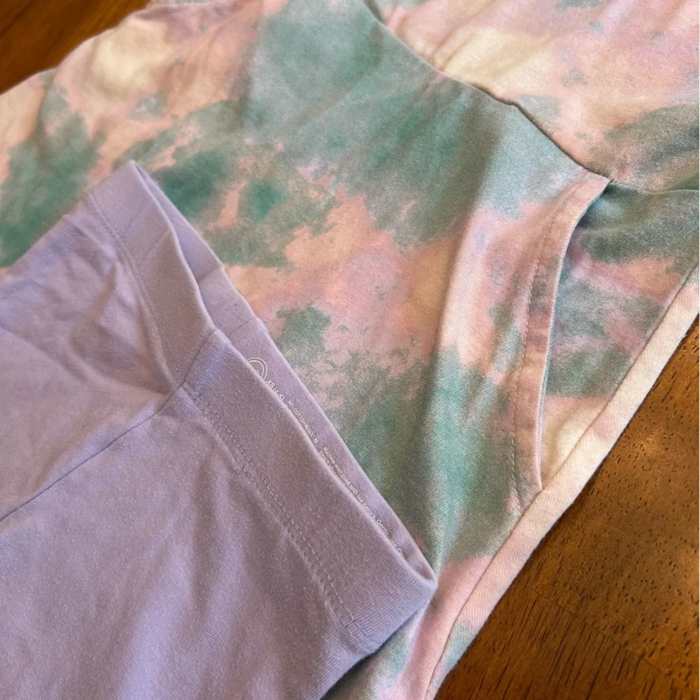 Tie Dye Dress Set | Girls XS 4-5 | Pastel Spring Dress + Cartwheel Shorts